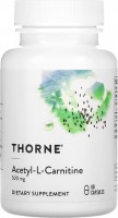 Photos - Fat Burner Thorne Acetyl-L-Carnitine 500 mg 60 cap 60