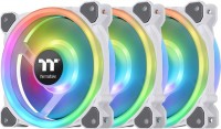 Photos - Computer Cooling Thermaltake Riing Trio 12 RGB TT Premium White (3-Fan Pack) 