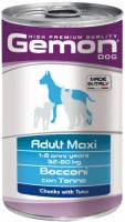 Photos - Dog Food Gemon Adult Canned Maxi Breed Tuna 1.25 kg 1