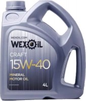 Photos - Engine Oil Wexoil Craft 15W-40 4 L