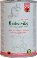 Photos - Cat Food Baskerville Cat Can with Lamb/Cranberries 400 g