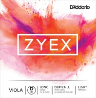 Photos - Strings DAddario ZYEX Viola D String Aluminum Wound Long Scale Light