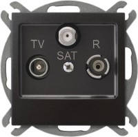 Photos - Socket Ospel Impresja GPA-YSP/m/50 graphite