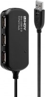 Photos - Card Reader / USB Hub Lindy 42781 