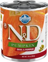 Photos - Dog Food Farmina Pumpkin Canned Adult Quail 285 g 1