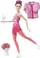 Photos - Doll Barbie Winter Sports Ice Skater Brunette HHY27 
