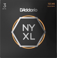 Photos - Strings DAddario NYXL Nickel Wound 10-46 (3-Pack) 