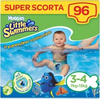 Photos - Nappies Huggies Little Swimmers 3-4 / 96 pcs