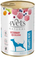Photos - Dog Food 4Vets Natural Skin Support Canned 400 g 1