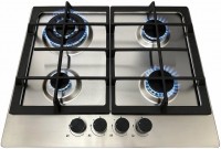 Photos - Hob Luxor PGE 640 SSD BK stainless steel