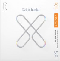 Photos - Strings DAddario XS 80/20 Bronze 10-47 (3-Pack) 