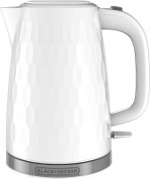 Photos - Electric Kettle Black&Decker KE1560W 1500 W 1.7 L  white