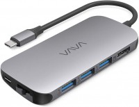 Photos - Card Reader / USB Hub VAVA USB C Hub 8-in-1 Adapter with PD 