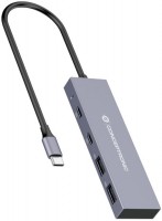 Card Reader / USB Hub Conceptronic HUBBIES13G 