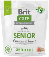Photos - Dog Food Brit Care Senior Chicken/Insect 1 kg