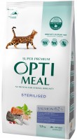 Photos - Cat Food Optimeal Adult Sterilised with Salmon  1.5 kg