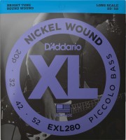 Photos - Strings DAddario XL Nickel Wound Piccolo Bass 20-52 