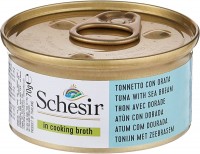 Photos - Cat Food Schesir Adult Canned Tuna/Sea Bream 85 g 