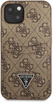 Photos - Case GUESS Triangle Logo Cardslot for iPhone 13 mini 