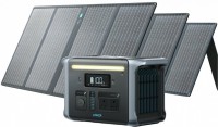 Photos - Portable Power Station ANKER SOLIX F1200 + 3 Solar Panel (100W) 