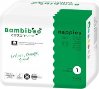 Nappies Bambiboo Cottonwear Newborn 1 / 28 pcs 