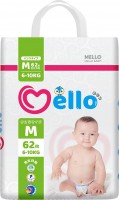 Photos - Nappies Mello UniCare Diapers M / 62 pcs 