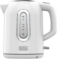 Photos - Electric Kettle Black&Decker BXKE2204E 2200 W 1.7 L  white
