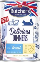 Photos - Cat Food Butchers Delicious with Trout 400 g 