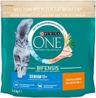 Photos - Cat Food Purina ONE Senior 11+ Chicken  1.4 kg