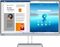 Photos - Monitor Lenovo L27i-40 27 "  silver