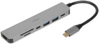 Photos - Card Reader / USB Hub iBOX IUH3SL4K 