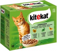 Photos - Cat Food Kitekat Landpicknick in Gravy 12 pcs 