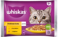 Photos - Cat Food Whiskas 1+ Poultry Feasts in Jelly 4 pcs 