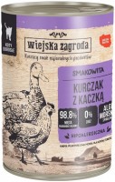 Photos - Cat Food Wiejska Zagroda Adult Cat Canned Chicken/Duck  400 g
