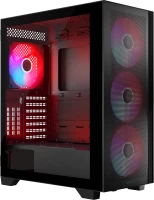 Photos - Computer Case MODECOM MISTRAL ARGB FLOW black