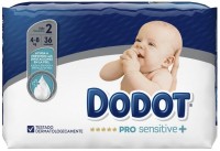 Nappies Dodot Pro Sensitive+ 2 / 36 pcs 