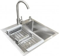 Photos - Kitchen Sink Romzha Arta Carbon U-450 A RO41523 500x500