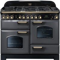 Cooker Rangemaster CDL110DFFSL/B gray