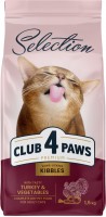 Photos - Cat Food Club 4 Paws Selection Adult Turkey/Vegetables 1.5 kg