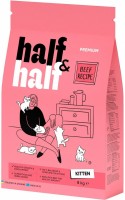 Photos - Cat Food Half&Half Kitten Beef  8 kg