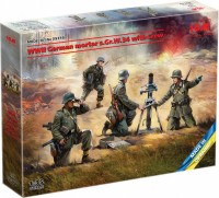 Photos - Model Building Kit ICM WW2 German Mortar GrW 34 with Crew (1:35) 