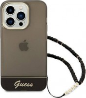 Case GUESS Translucent Pearl Strap for iPhone 14 Pro 