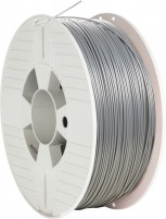 3D Printing Material Verbatim PLA Aluminium Grey 1.75mm 1kg 1 kg  silver