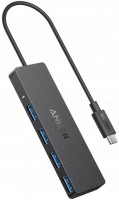 Photos - Card Reader / USB Hub ANKER USB-C Data Hub 