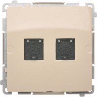 Photos - Socket Simon Basic BM62.01/12 beige