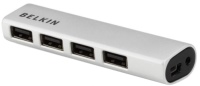 Photos - Card Reader / USB Hub Belkin 4-Port USB HUB 