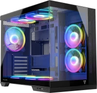 Computer Case MODECOM VOLCANO PANORAMA APEX ARGB 7F gray