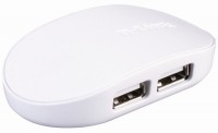 Photos - Card Reader / USB Hub D-Link DUB-1040 