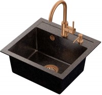Photos - Kitchen Sink Quadron JohnnyArt  110 ART5047C1BP_3323502_PVDBSC1_D 500x470