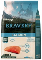 Dog Food Bravery Adult Large/Medium Salmon 